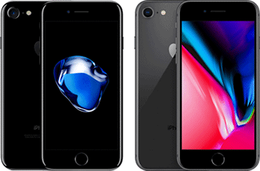 iPhone 7 et iPhone 8